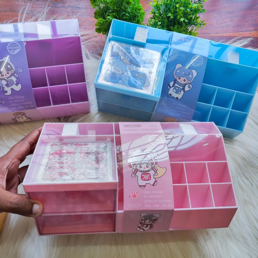 Premium Kawaii Multipurpose Organizer - Large