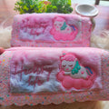 Unicorn Glitter Fur Pouch