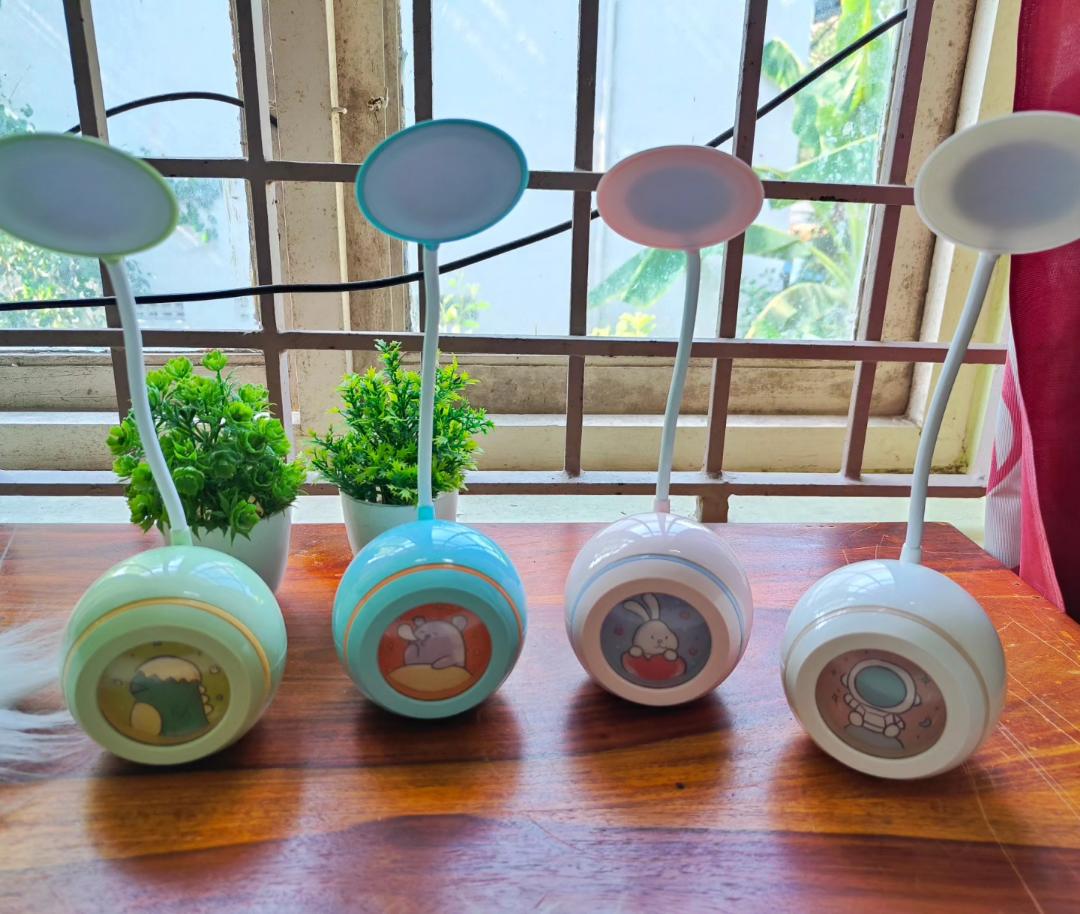 Kawaii Table Lamp with Hidden Compartment