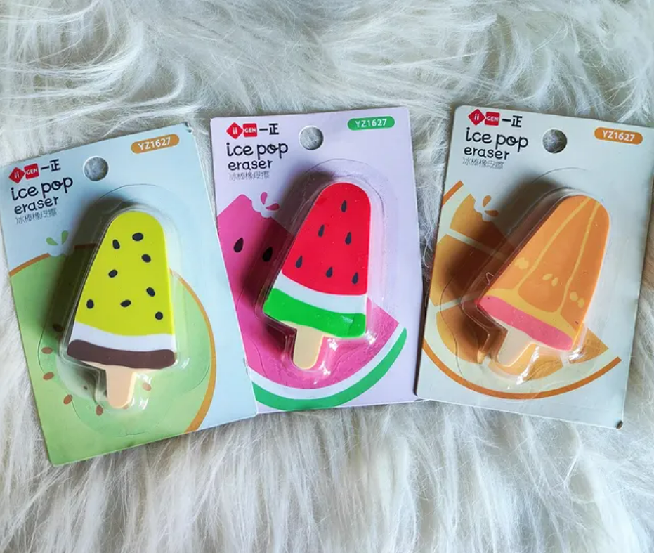 Fruit Icepop Eraser