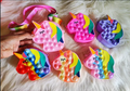 Unicorn Pop it Sling Bag
