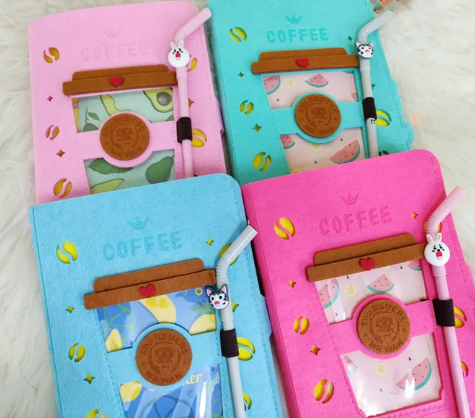 Premium Coffee Journal with Pen