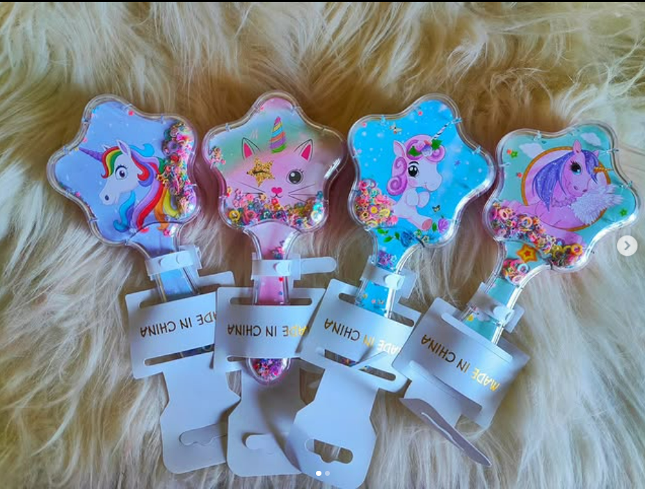 Unicorn Confetti Hair Comb