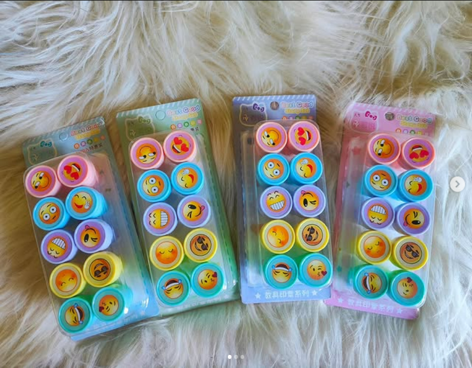 12 pc Stamp Set for Kids