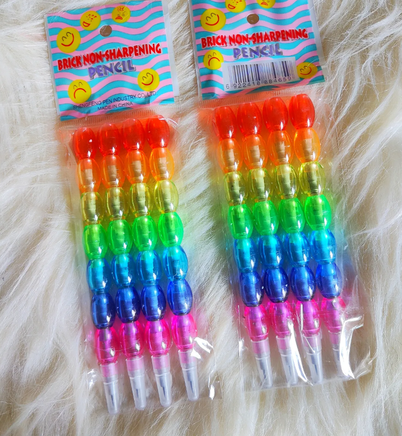 Non Sharpening Bead Brick Pencil (Pack of 4)
