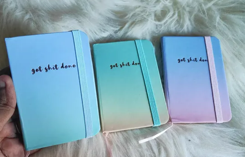Pastel " Get Shit Done " Diary (A7)