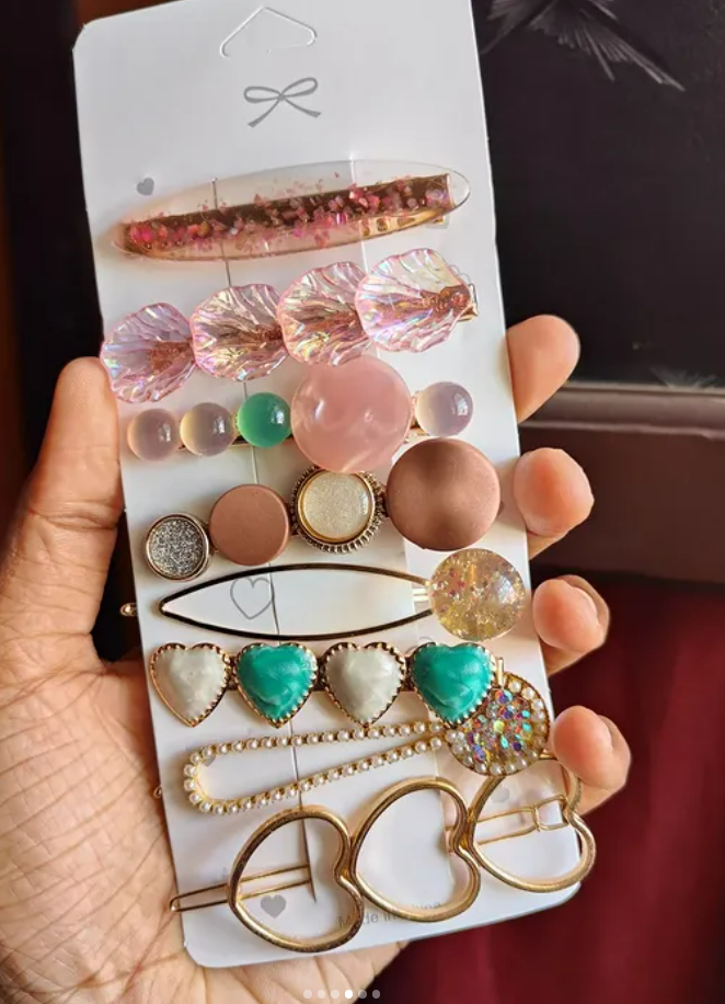 Premium Korean Rhinestone clip set